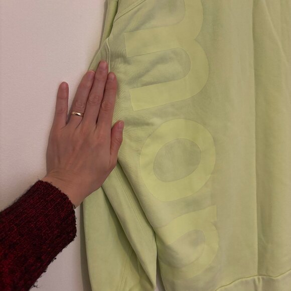 Lululemon Perfectly Oversized Crew Sweatshirt Red M/L | Relaxed Fit Athleisure - Picture 5 of 8